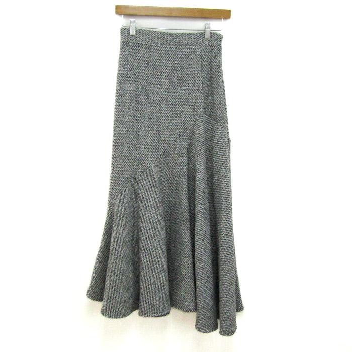 グレイル ロングスカート アシンメトリーマーメイドツイードスカート