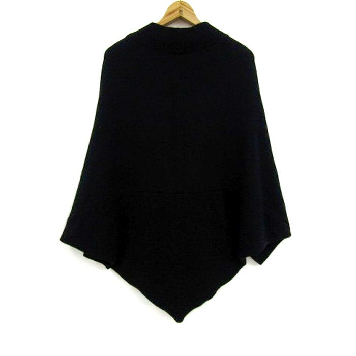 Leilian(レリアン) カーディガン サイズ13+ S レディース美品  - 黒 長袖/フリル Leilian レリアン 黒の長袖カーディガン サイズ13プラス レース付き
