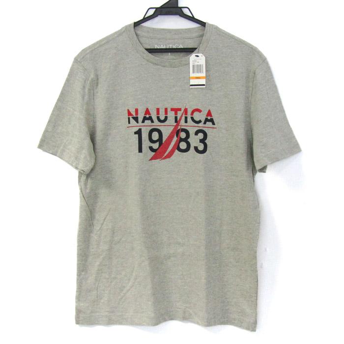 ノーティカ 半袖Ｔシャツ トップス ロゴT 未使用品 メンズ Sサイズ グレー NAUTICA | 
