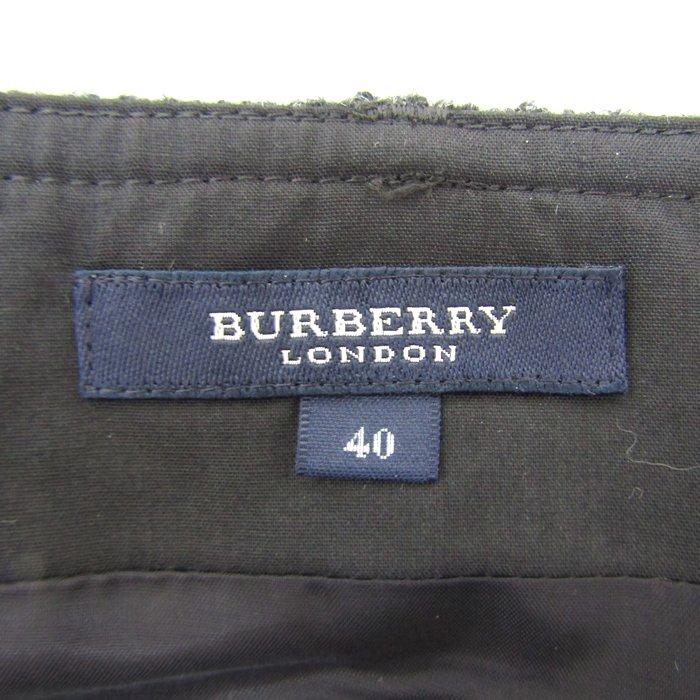バーバリーロンドン スカート チェック柄 ウール混 ボトムス