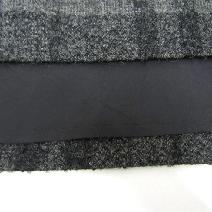 バーバリーロンドン スカート チェック柄 ウール混 ボトムス