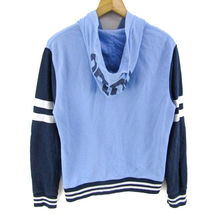 ポロラルフローレン　パーカー　ビックポニー　ブルー　レディースMサイズ相当 ポロラルフローレン パーカー ビックポニー ブルー レディースMサイズ