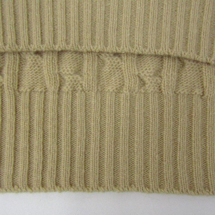 マックスマーラ ニットワンピース トップス 半袖 ケーブルニット カシミヤ混 レディース Mサイズ ベージュ MAX MARA | Max Mara | 05