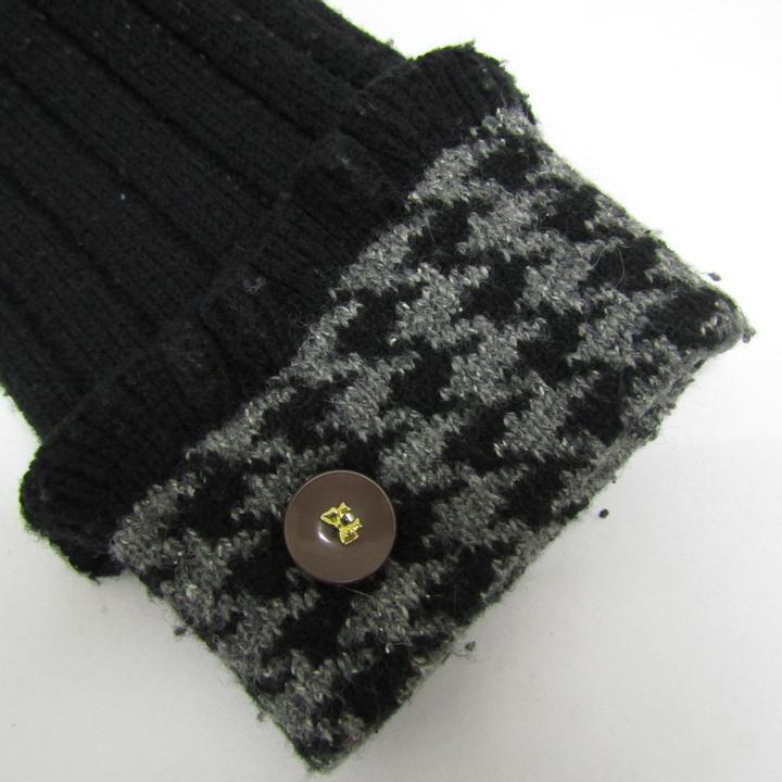 ギャラリービスコンティ ニットワンピース トップス 長袖 千鳥格子柄  