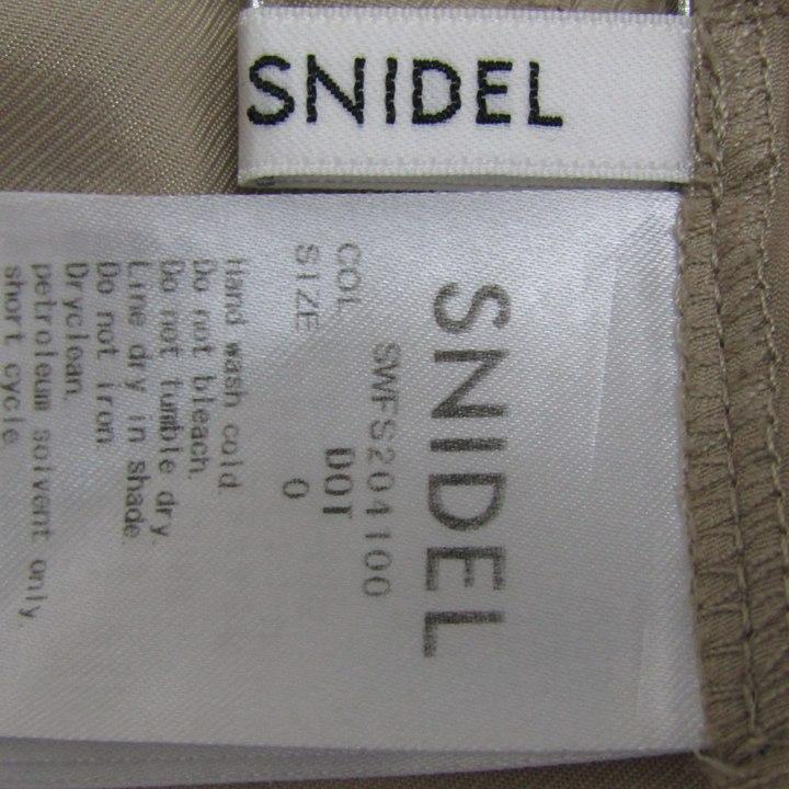 SNIDEL スナイデル ロングスカート ボトムス ティアードフレア ドット  