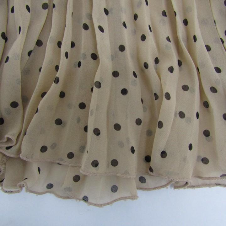 SNIDEL スナイデル ロングスカート ボトムス ティアードフレア ドット  