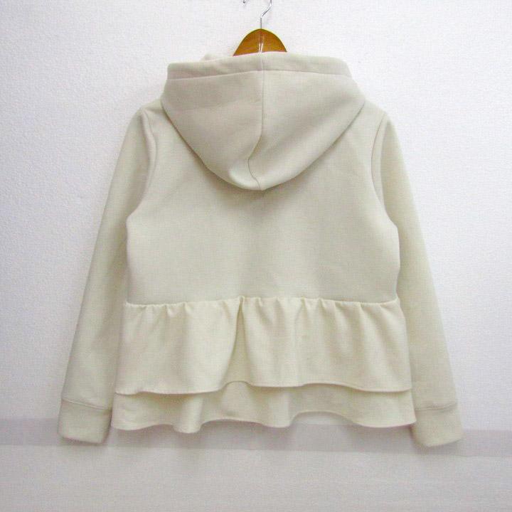 バーニーズニューヨーク　フリルパーカー BARNEYS NEWYORK（バーニーズニューヨーク） パーカー トップス ジップ