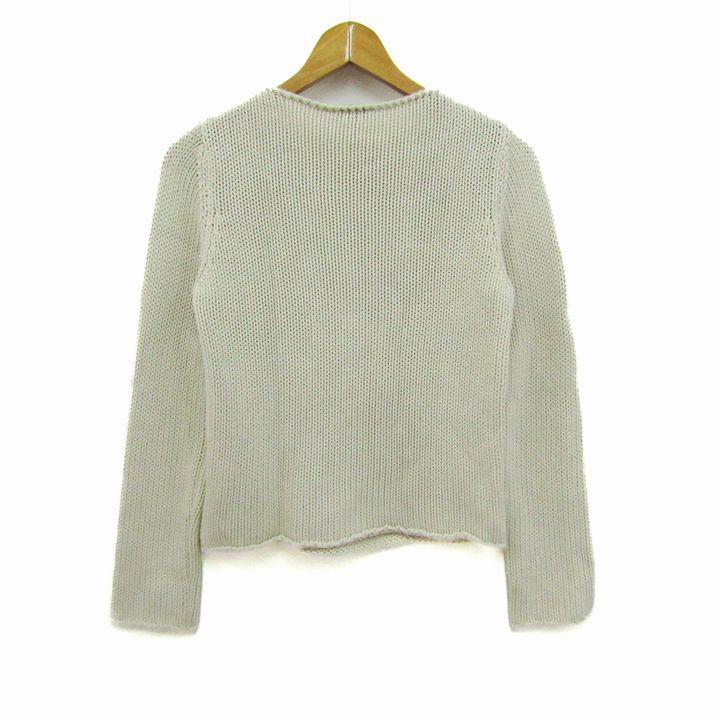 アルマーニ・ジーンズ ニット トップス 長袖 ローゲージ イタリア製 レディース USA4サイズ ベージュ ARMANI JEANS | ARMANI JEANS | 01