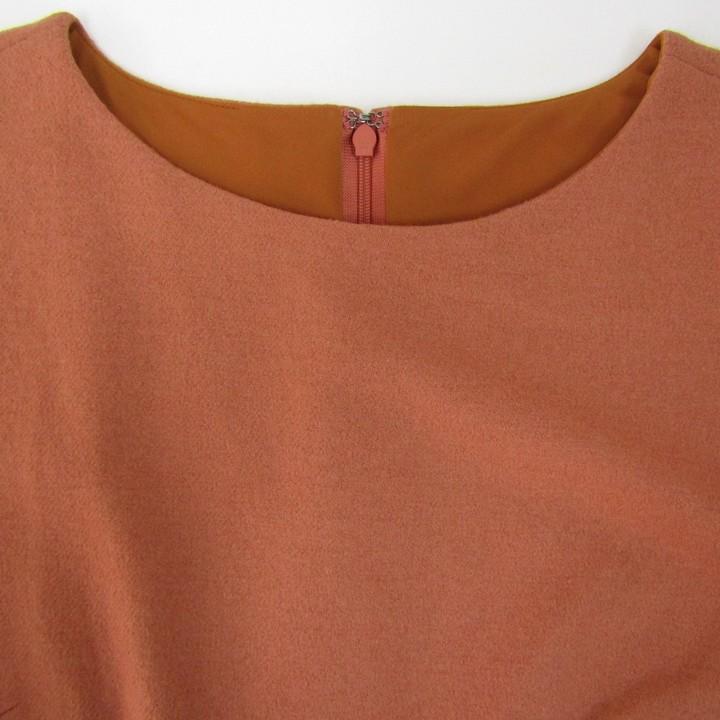 ANAYI アナイ ワンピース トップス 半袖 フリル袖 日本製