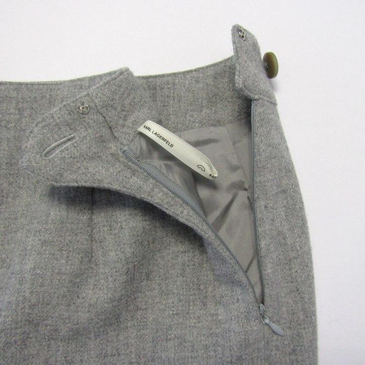 カールラガーフェルド スカート タイト ウール混 ボトムス レディース 38サイズ グレー KARL LAGERFELD |  | 03