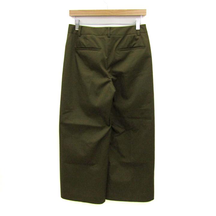 セオリーリュクス ワイド クロップドパンツ STACY.C ストレッチ  