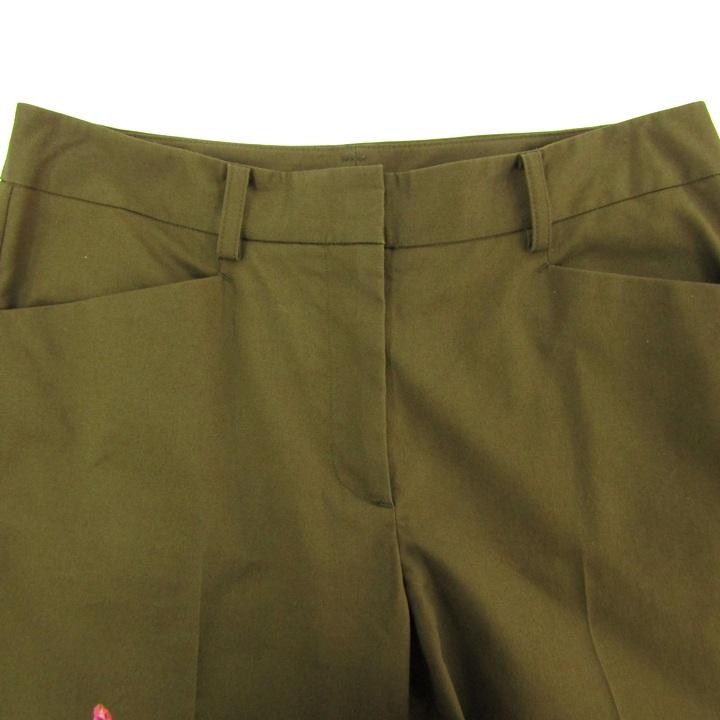 セオリーリュクス ワイド クロップドパンツ STACY.C ストレッチ