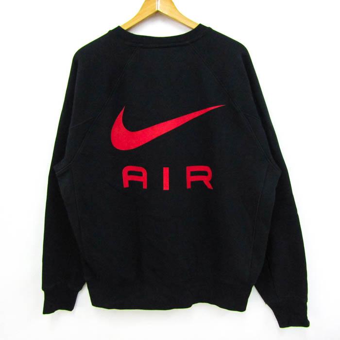 NIKE AIR ナイキ エアー スウェット トレーナー ブラック レッド 上下 NIKE（ナイキ） スウェット トレーナー 大きいサイズ トップス AIR