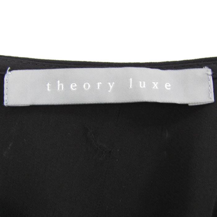 セオリーリュクス ワンピース ノースリーブ ブランド トップス 黒 レディース 40サイズ ブラック theory luxe_2
