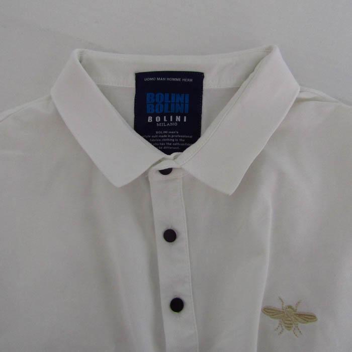 ボリーニ ポロシャツ トップス 半袖 ゴルフウエア 大きいサイズ メンズ 50サイズ ホワイト bolini : KBNET-DEUX ...
