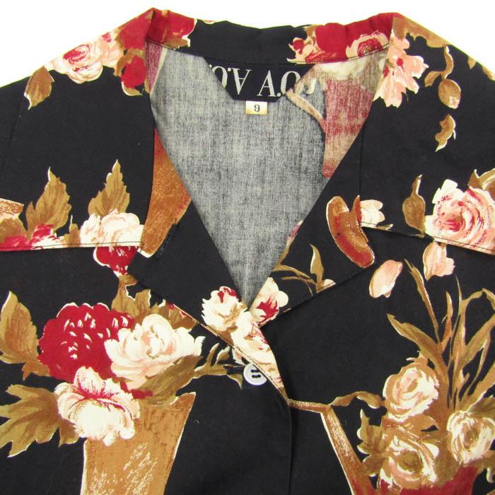 ATSUKI ONISHI シャツワンピース 半袖 花柄 トップス レディース 9