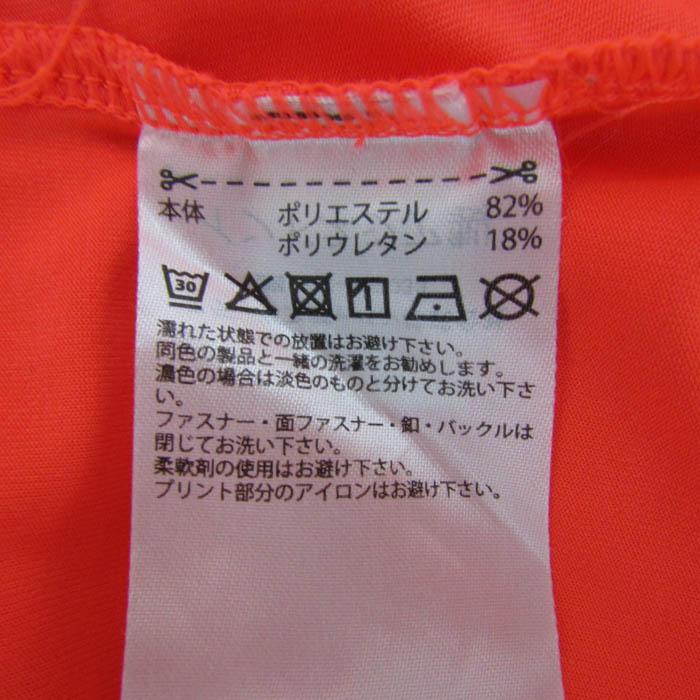 アディダス　adidas　90s　タンクトップ　ノースリーブ　オレンジ　センター アディダス adidas 90s タンクトップ ノースリーブ オレンジ