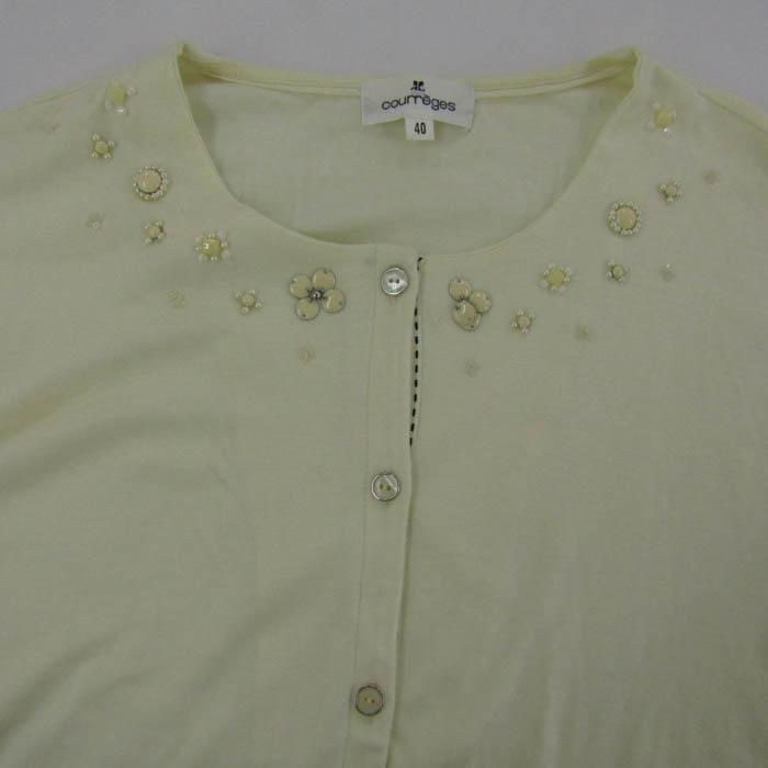courreges（クレージュ） カーディガン トップス 長袖 クルーネック