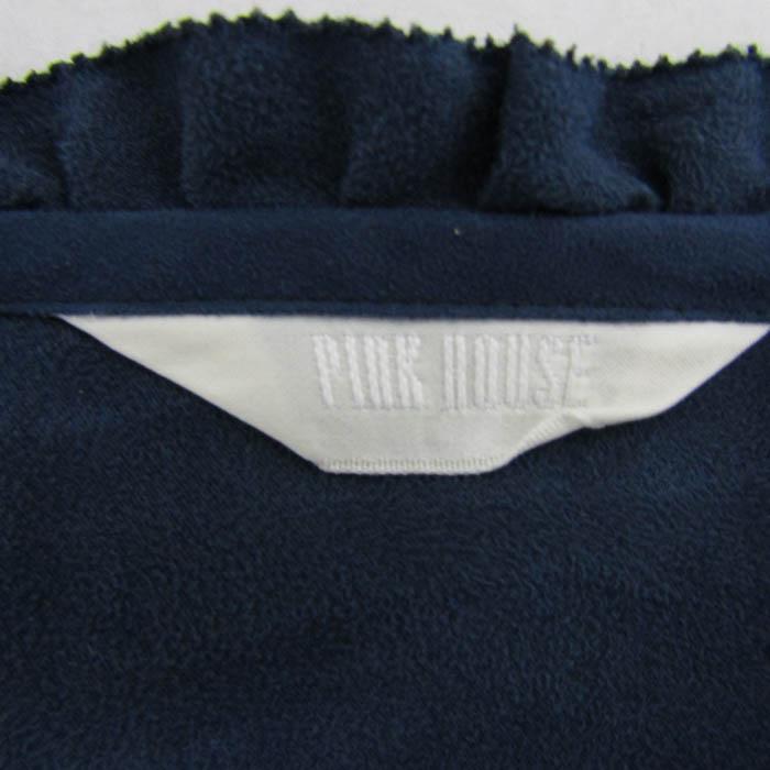 ピンクハウス ブラウス シャツ トップス 長袖 フリル スクエア