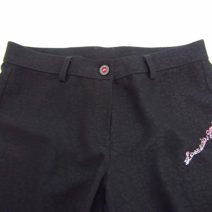 伊太利屋 ロングパンツ ストレッチ ボトムス ブランド 日本製 黒