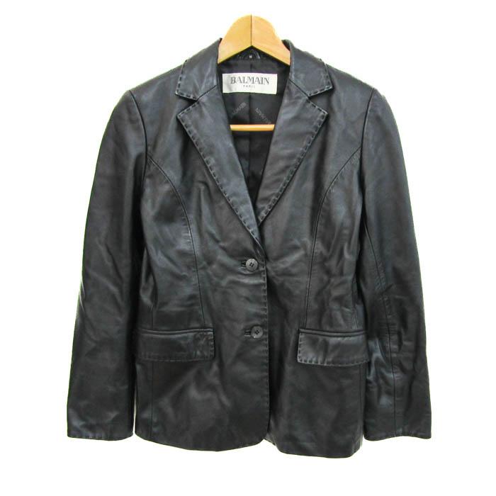BALMAIN レザー テーラードジャケット BALMAIN レザー テーラード