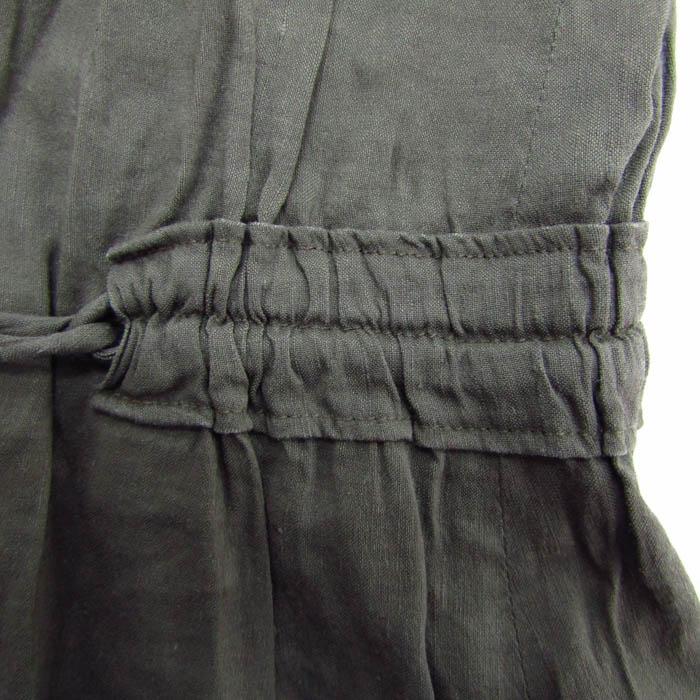 theory セオリー ワンピース ノースリーブ リネン混 ストレッチ