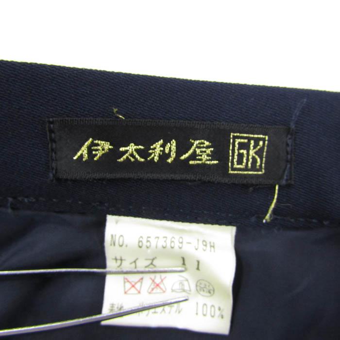 伊太利屋 スカート ネイビー 定価25800 伊太利屋 ロングスカート ボトムス アニマル柄 レディース 11