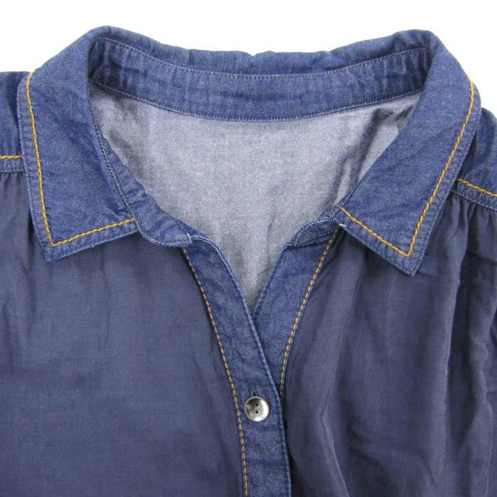 ヒロコビス シャツワンピース トップス 長袖 大きいサイズ レディース