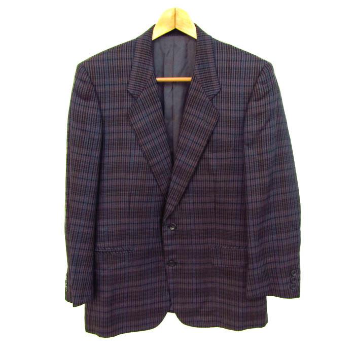 イヴ・サンローラン Yves Saint Laurent チェック柄ブルゾン 即日発送