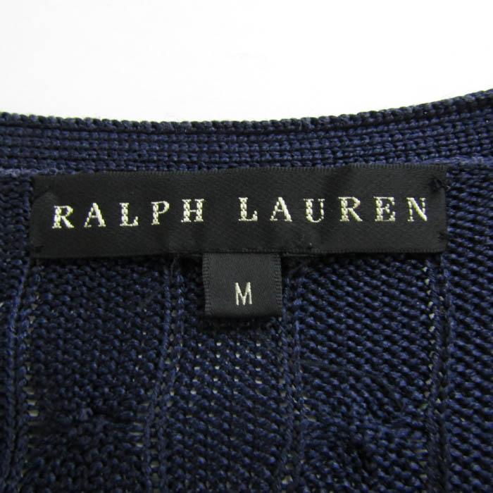 ラルフローレン カーディガン トップス 長袖 Vネック ケーブルニット  