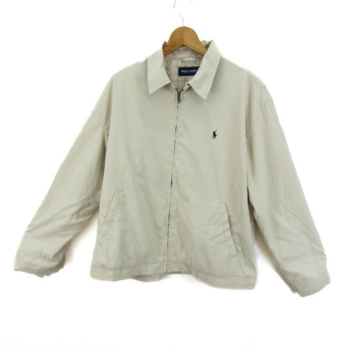 Polo by Ralph Lauren ベージュ L スイングジャケット ポロゴルフ ラルフローレン スイングトップ ジャケット ブルゾン