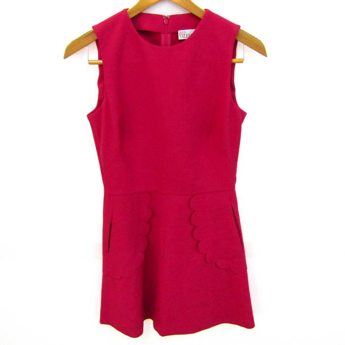 美品　RED VALENTINO ノースリーブワンピース レッドヴァレンティノ ノースリーブワンピース ドレス トップス