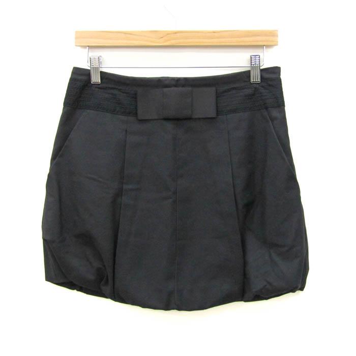 アルマーニジーンズ スカート リボン ボトムス レディース USA 4サイズ ブラック ARMANI JEANS | ARMANI JEANS