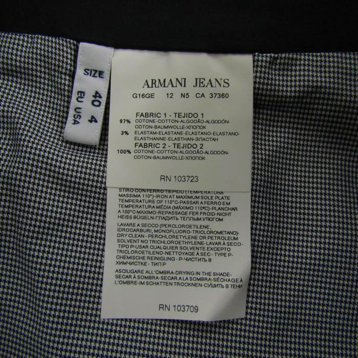 アルマーニジーンズ スカート リボン ボトムス レディース USA 4サイズ ブラック ARMANI JEANS | ARMANI JEANS | 05
