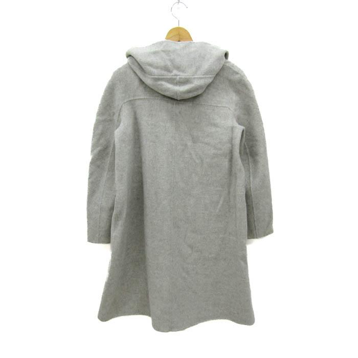 UNTITLED アンタイトル ウール 1 ロングコート ライトグレー系 DMW UNTITLED（アンタイトル） ロングコート リバーコート ウール/カシミヤ