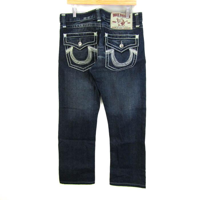 TRUE RELIGION（トゥルーレリジョン） 白ステッチ デニムパンツ