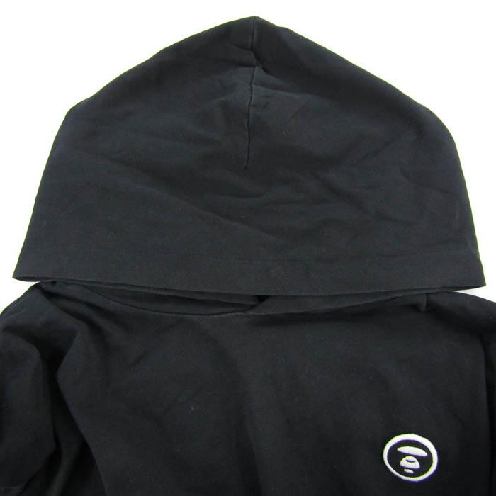 A Bathing Ape ブラック スウェット A BATHING APE トレーナー スウェット BAPE BUSY WORKS CREWNECK