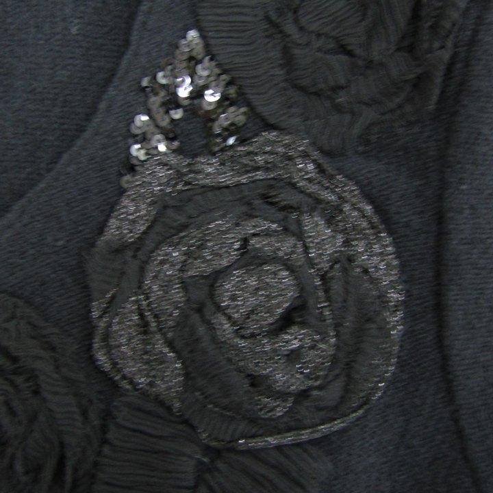 Leilian（レリアン） ニット トップス 長袖 フラワーモチーフ カシミヤ