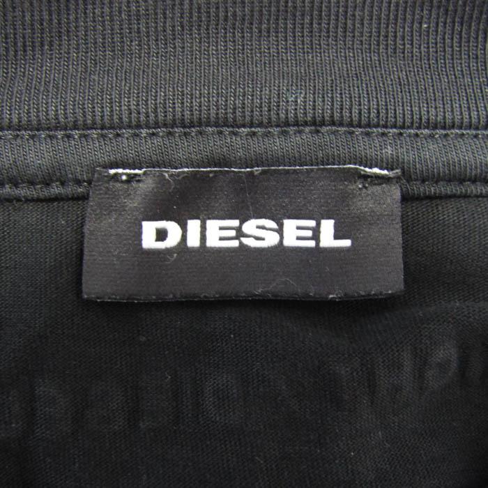 DIESEL ディーゼル 長袖Tシャツ トップス ロンT 無地 コットン メンズ