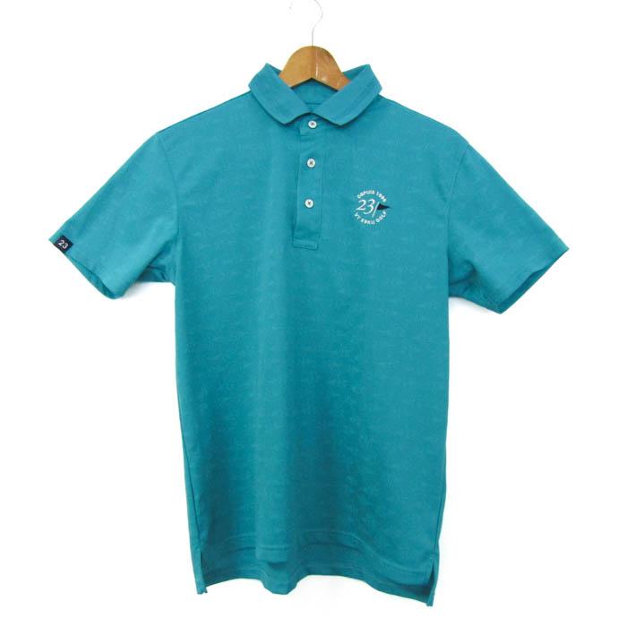 ニジュウサンクゴルフ ポロシャツ トップス 半袖 ゴルフウエア メンズ