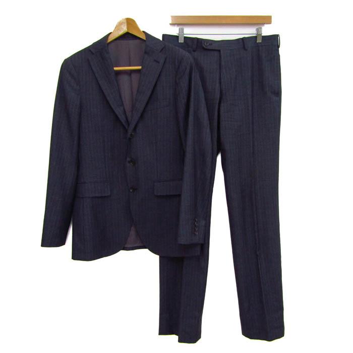 TAKEO KIKUCHI ビジネススーツ ネイビー 3号 パンツ2枚セット タケオキクチ スーツ セットアップ 上下セット ジャケット パンツ