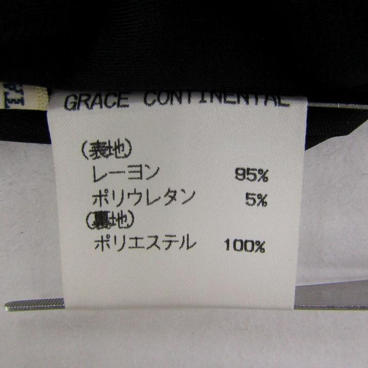 グレースコンチネンタル ロングワンピース トップス ノースリーブ スパンコール レディース 36サイズ ブラック GRACE CONTINENTAL_5