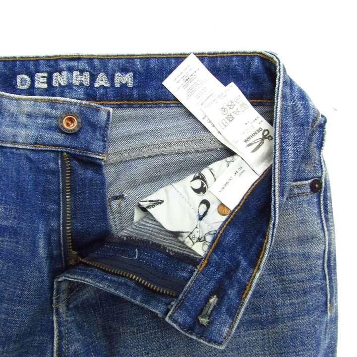 デンハム デニムパンツ ボトムス ストレート ジーンズ レディース EU24 