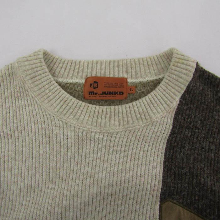 ミスタージュンコ セーター トップス 長袖 クルーネック ニット