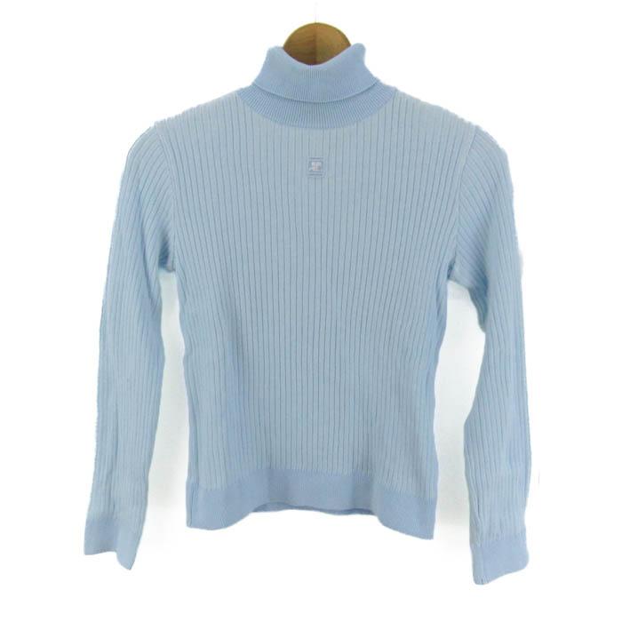 courreges（クレージュ） リブニット セーター 長袖 ブランド トップス