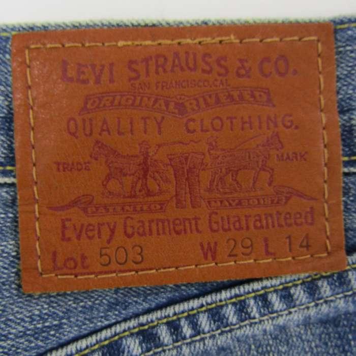 リーバイス デニムパンツ ハーフパンツ ジーパン ジーンズ 503 コットン100% ボトムス メンズ W29L14サイズ ブルー Levi's｜kbnet2019v2｜03