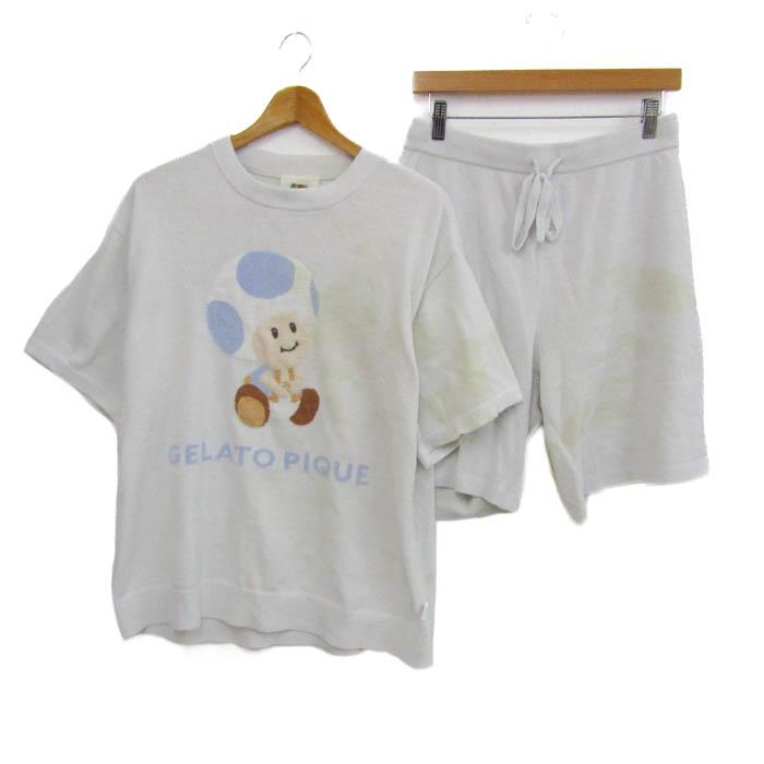 ♡*:様 ジェラートピケ　キノピオ　セットアップ gelato pique（ジェラートピケ） セットアップ 上下セット 半袖