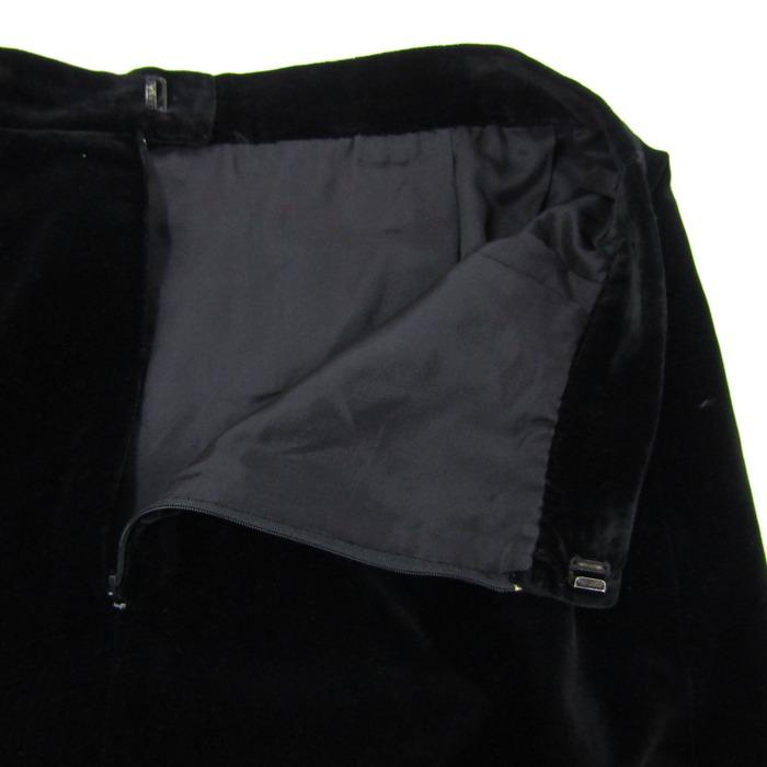 セリーヌ スカート フランス製 ベロア調 レディース 38サイズ ブラック  