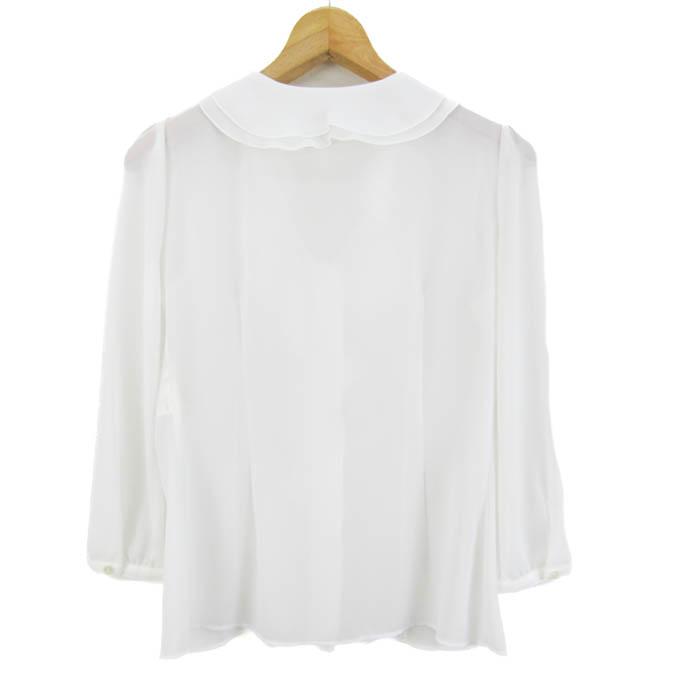 ANAYI（アナイ） ブラウス シャツ トップス 長袖 フリル 日本製