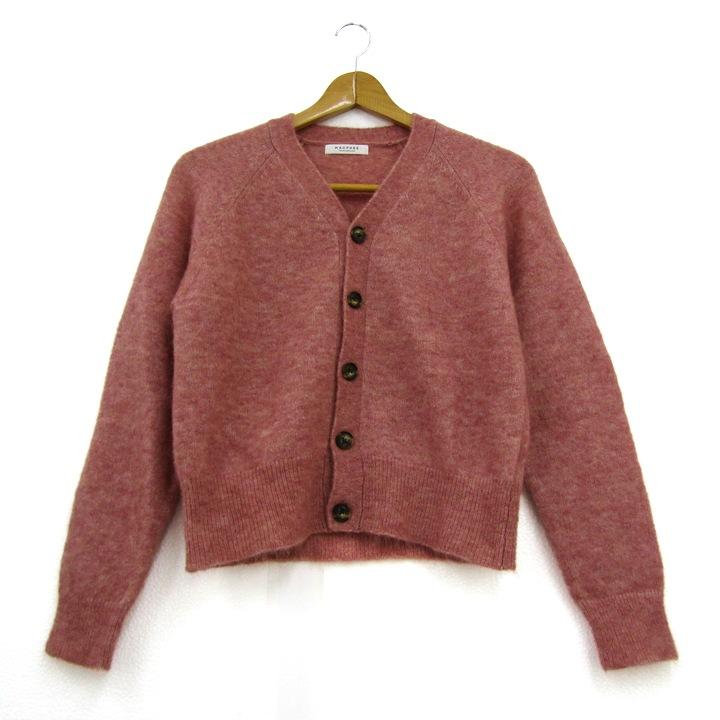 MACPHEE（マカフィー） カーディガン トップス 長袖 Vネック ニット